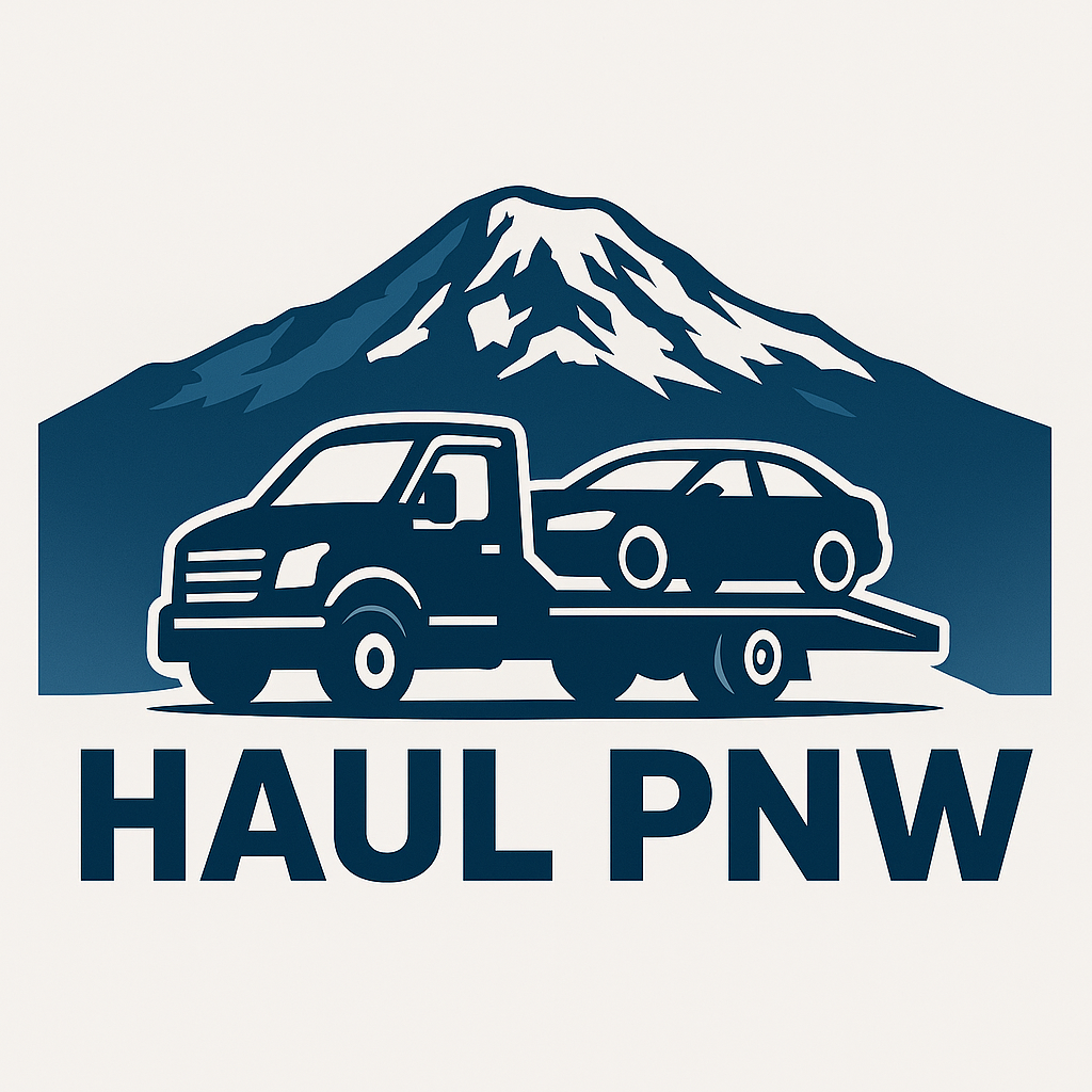 HAUL PNW – Local car hauling service logo